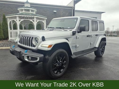 Silver Zynith Clearcoat 2024 Jeep Wrangler 4xe Sahara