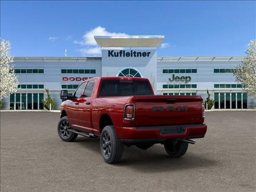 Molten Red Pearlcoat 2026 RAM 2500 Black Express Crew Cab 4x4 6'4' Box