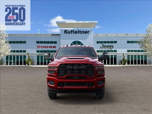 Molten Red Pearlcoat 2026 RAM 2500 Black Express Crew Cab 4x4 6'4' Box