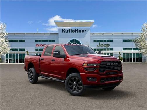 Molten Red Pearlcoat 2026 RAM 2500 Black Express Crew Cab 4x4 6'4' Box