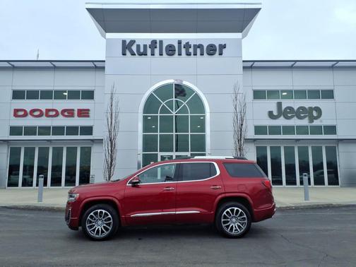 Volcanic Red Tintcoat 2023 GMC Acadia Denali