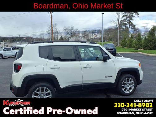 Alpine White Clearcoat 2022 Jeep Renegade Latitude