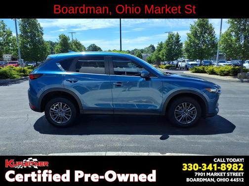 Deep Crystal Blue Mica 2021 Mazda CX-5 Touring