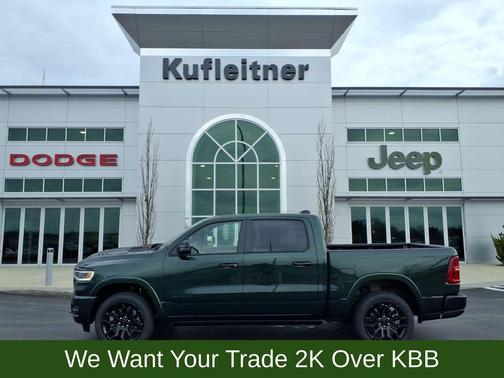 Serrano Green Metallic 2026 RAM 1500 Limited