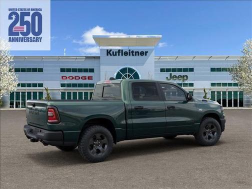 Serrano Green Metallic 2026 RAM 1500 Warlock Crew Cab 4x4 5'7' Box