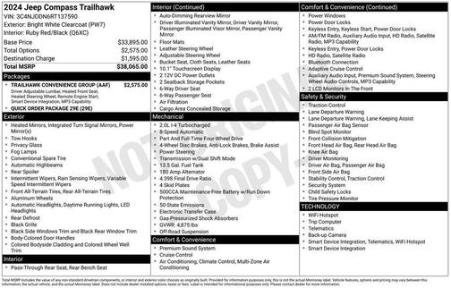 2024 Jeep Compass Trailhawk