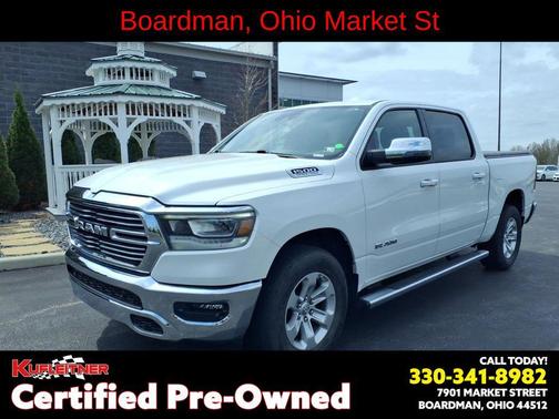 Ivory White Tri-Coat Pearlcoat 2023 RAM 1500 Laramie