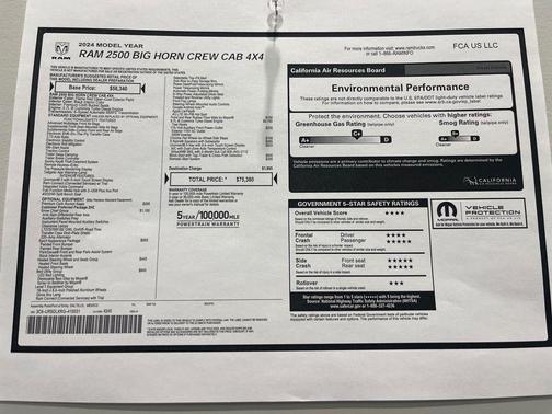 2024 RAM 2500 Big Horn Crew Cab 4x4 6'4' Box