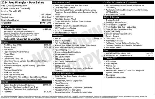 2024 Jeep Wrangler 4-Door Sahara 4x4