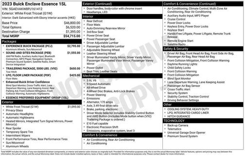 2023 Buick Enclave Essence AWD