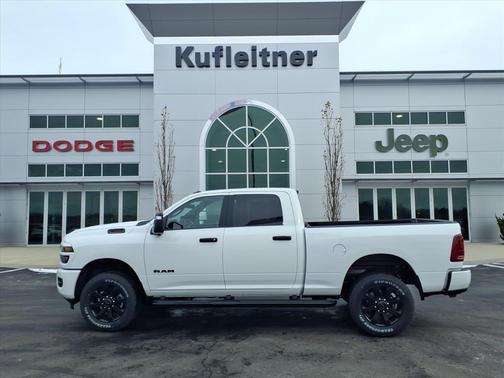 Bright White Clearcoat 2026 RAM 2500 Big Horn Crew Cab 4x4 6'4' Box