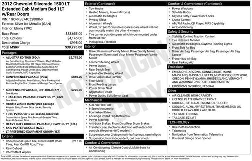 2012 Chevrolet Silverado 1500 LT