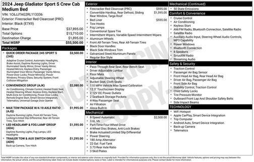 2024 Jeep Gladiator Sport S