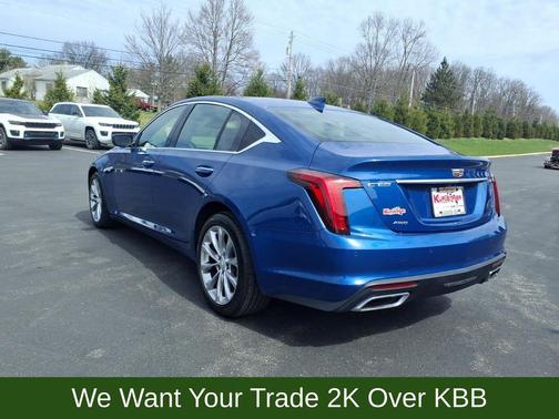 Wave Metallic 2023 Cadillac CT5 Premium Luxury