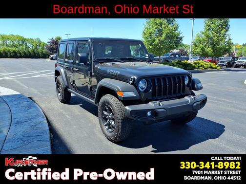 Black Clearcoat 2022 Jeep Wrangler Unlimited Sport