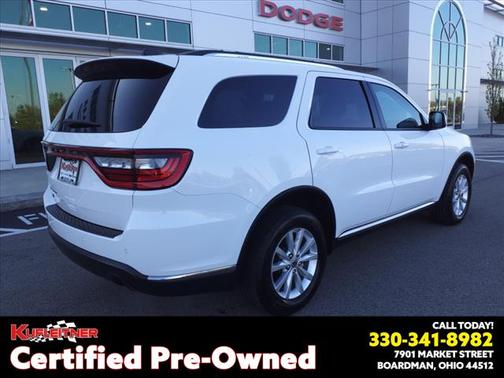 White Knuckle Clearcoat 2021 Dodge Durango SXT Plus