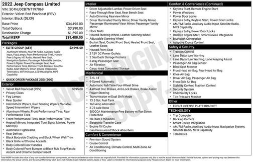 2022 Jeep Compass Limited