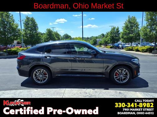 Dark Graphite Metallic 2021 BMW X4 M40i