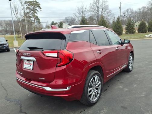 Volcanic Red Tintcoat 2024 GMC Terrain Denali