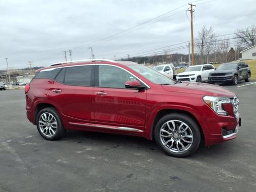 Volcanic Red Tintcoat 2024 GMC Terrain Denali