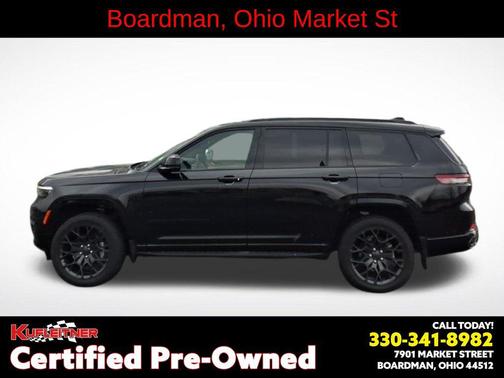 Diamond Black Crystal Pearlcoat 2024 Jeep Grand Cherokee L Summit Reserve