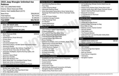 2022 Jeep Wrangler Unlimited 4xe Rubicon