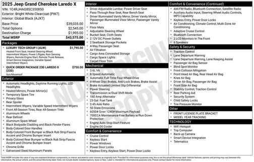 2025 Jeep Grand Cherokee Laredo