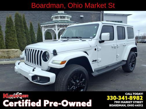 Bright White Clearcoat 2023 Jeep Wrangler 4-Door High Altitude 4x4