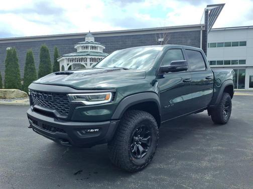 Serrano Green Metallic 2026 RAM 1500 RHO Crew Cab 4x4 5'7' Box