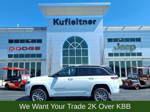Bright White Clearcoat 2022 Jeep Grand Cherokee Summit