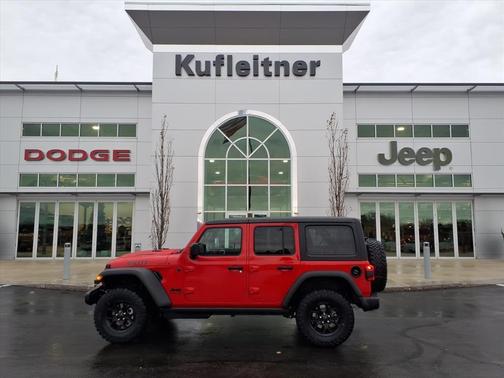 Firecracker Red Clearcoat 2026 Jeep Wrangler Willys