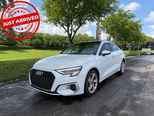 White 2024 Audi A3 Premium