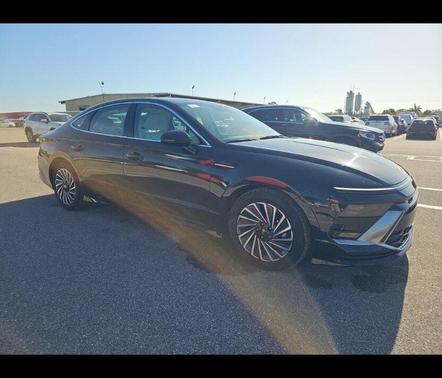 Carbon Blue 2025 Hyundai SONATA Hybrid SE