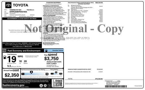 2023 Toyota Tundra TRD PRO HYBRID