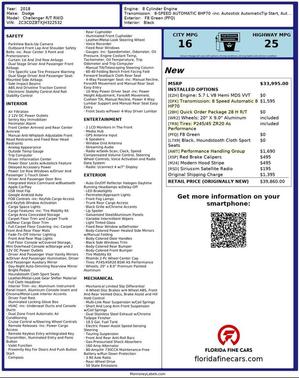 2018 Dodge Challenger R/T