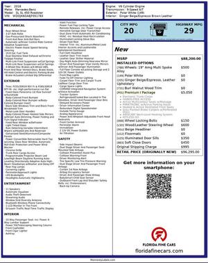 2018 Mercedes-Benz SL 450 SL 450