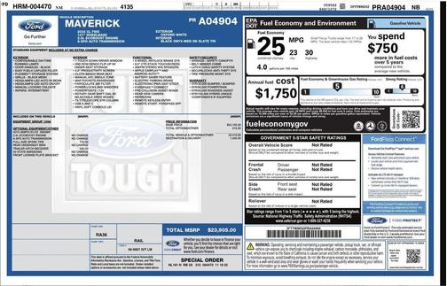 2023 Ford Maverick XL