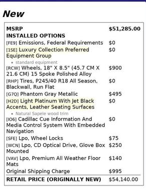 2016 Cadillac CTS 2.0L Turbo Luxury