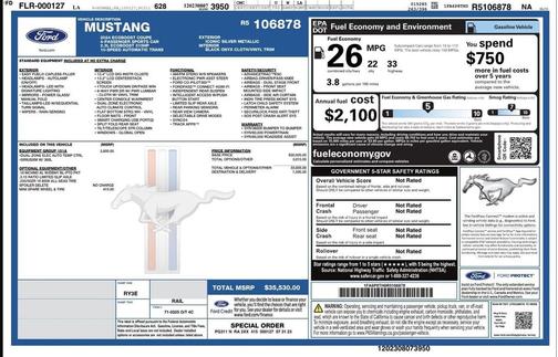 2024 Ford Mustang EcoBoost