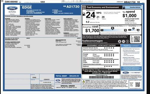 2021 Ford Edge Titanium