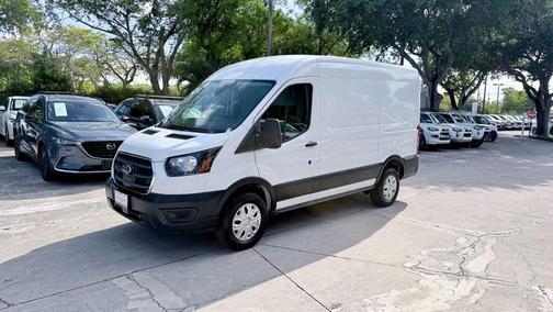 OXFORD WHITE 2022 Ford E-Transit T-350 Medium Roof