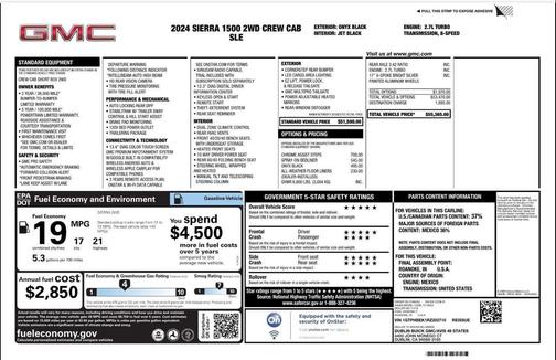 2024 GMC Sierra 1500 SLE