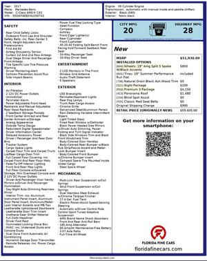 2017 Mercedes-Benz AMG C 43 4MATIC