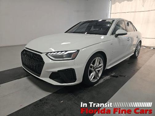 Glacier White Metallic 2023 Audi A4 45 S line Premium