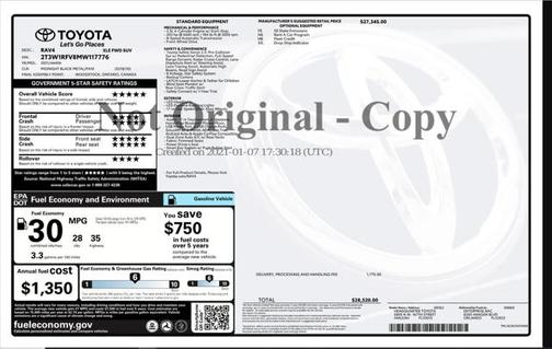 2021 Toyota RAV4 XLE