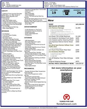 2016 Lexus RX 350 Base