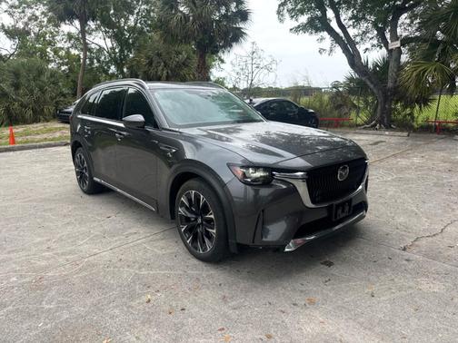 Machine Gray Metallic 2024 Mazda CX-90 PHEV Premium