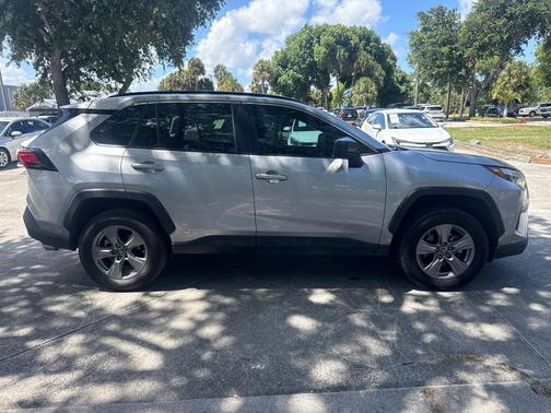 Silver Sky Metallic 2023 Toyota RAV4 Hybrid LE