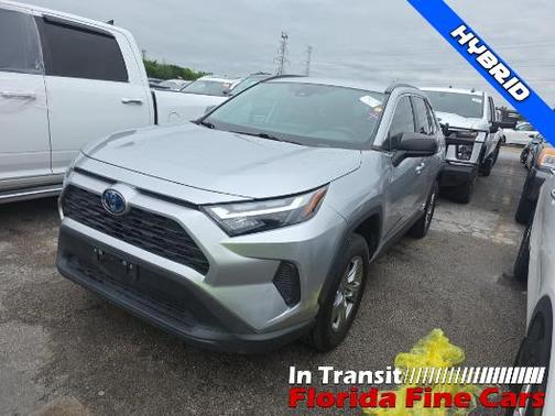 Silver Sky Metallic 2023 Toyota RAV4 Hybrid LE