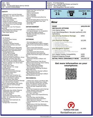 2017 BMW X3 sDrive28i